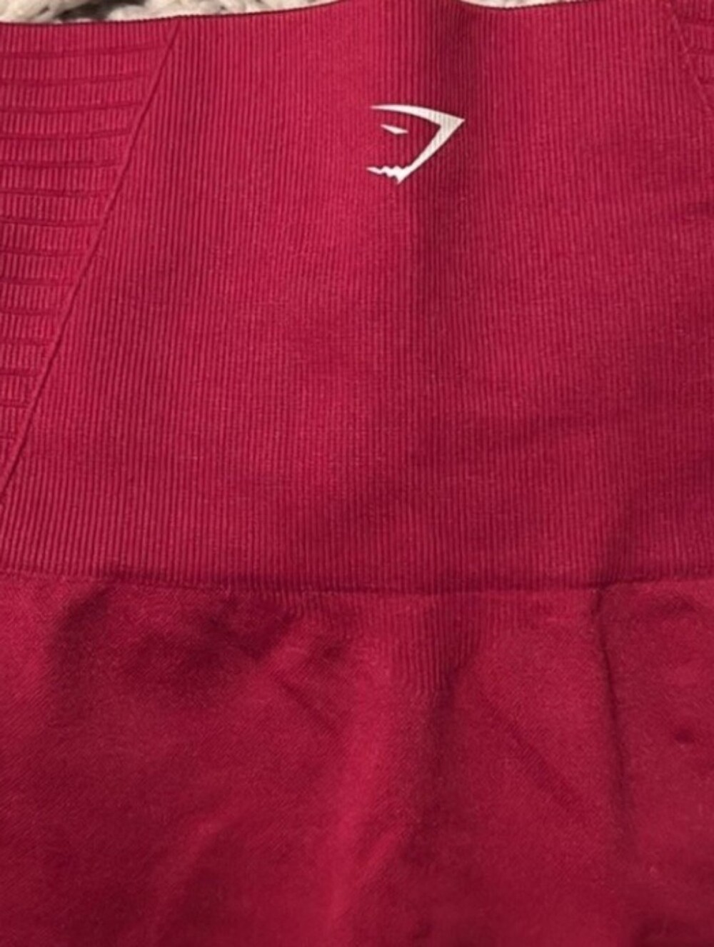 Gymshark Seamless High-Waist Workout Leggings in Raspberry - Picture 3 of 5